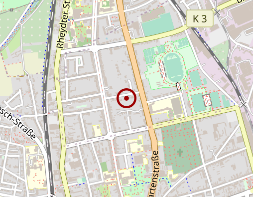 Karte: BeWo Mönchengladbach Treff