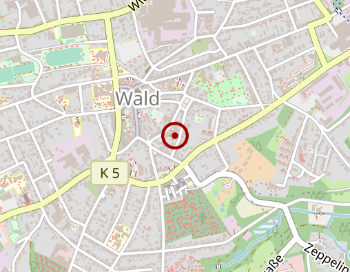 Karte: Ev. Altenheim Wald GmbH