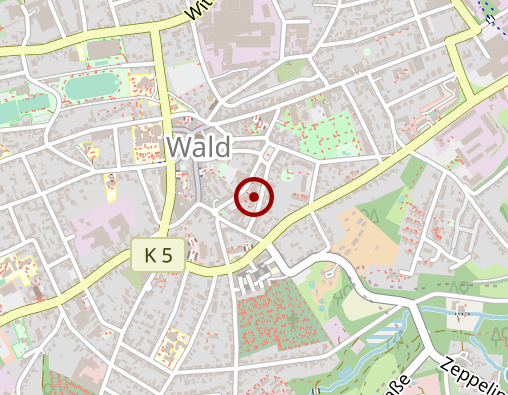 Karte: Diakoniestation in der Ev. Altenhilfe Wald