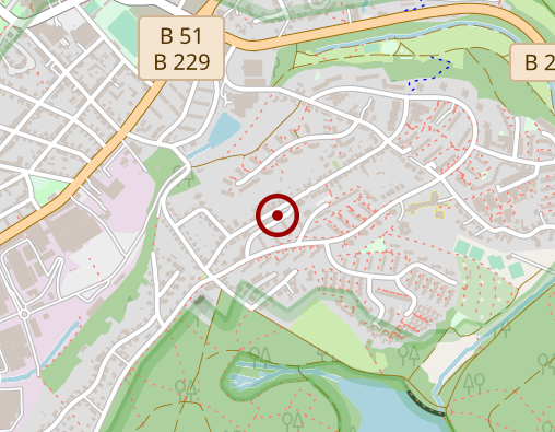 Karte: Tagespflege Lennep