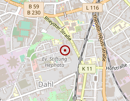 Karte: Evangelische Stiftung Hephata