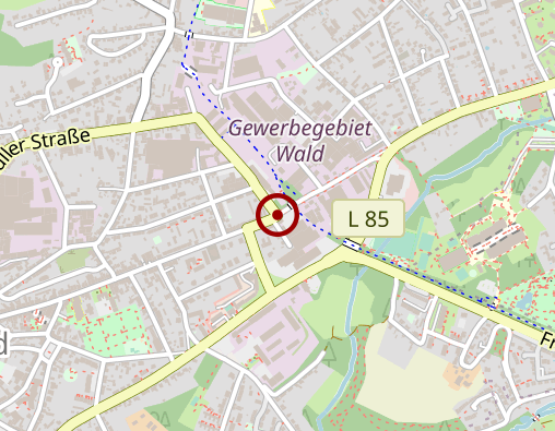 Karte: Hauspflegeverein Solingen