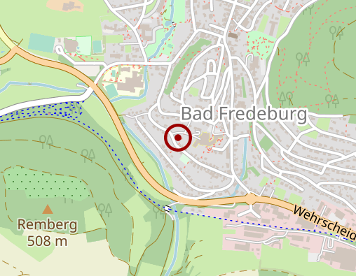 Karte: LWL-Klinik Marsberg - Standort Schmallenberg-Fredeburg