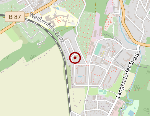 Karte: DRK Sozialstation Weißenfels