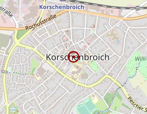 Karte: Caritas-Tagespflege Korschenbroich