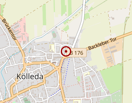 Karte: Pflege rund um Kölleda Elvira Schöps