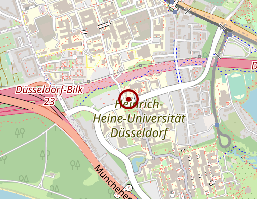 Karte: AOK Rheinland / Hamburg Regionaldirektion Düsseldorf