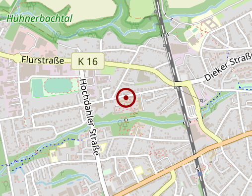 Karte: Theodor Fliedner Stiftung