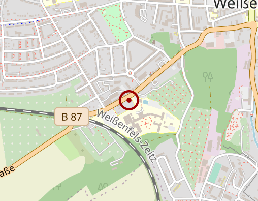 Karte: Asklepios Klinik Weißenfels