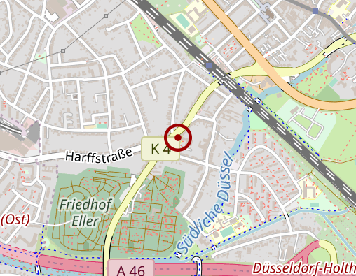 Karte: Zentrum für Betreuung und Pflege St. Hedwig Düsseldorf