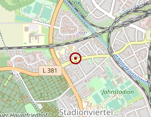 Karte: Caritas-Pflegestation Neuss