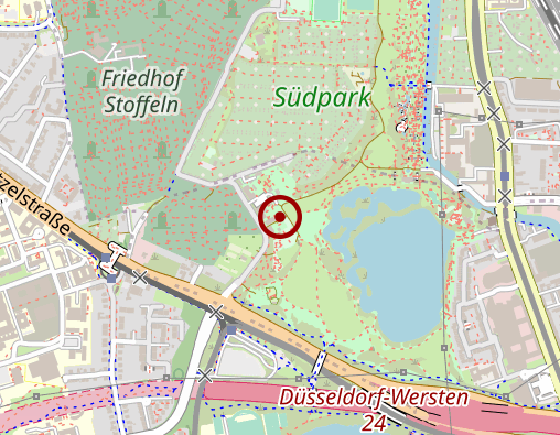 Karte: Werkstatt für angepasste Arbeit Cafe im Südpark Behindertenwerkstatt