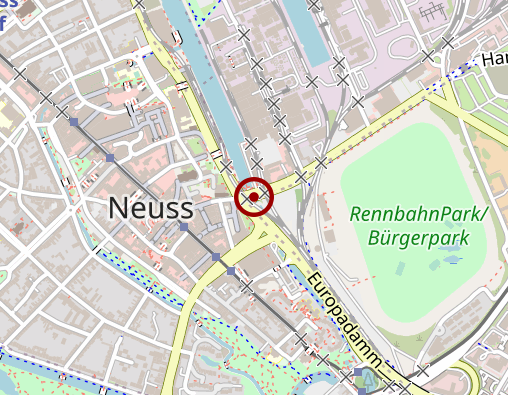 Karte: Tagespflege am Rheinpark