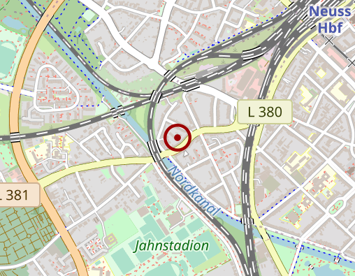 Karte: Funk-Taxi Zentrale Neuss