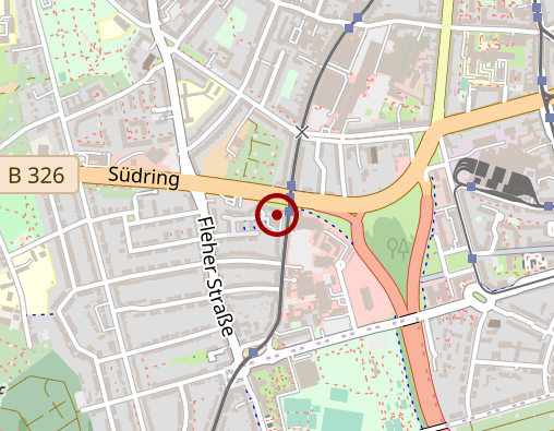 Karte: Kronenhaus am Südring Kurzzeitpflege