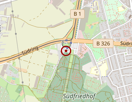 Karte: Düsseldorfer Tierfriedhof