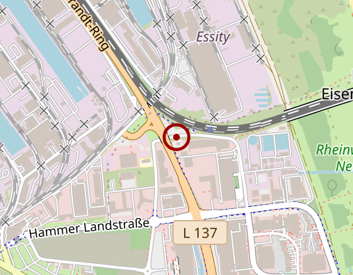 Karte: GWN Gemeinnützige Werkstätten Neuss GmbH Zentrale Behindertenwerkstatt