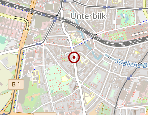 Karte: Krebsberatung Düsseldorf