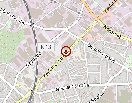 Karte: MAXMO Apotheke im real,-Krefelder Straße