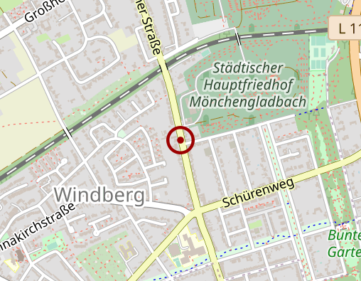 Karte: Blumenhaus Lehnen Bestattungen