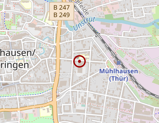 Karte: advita Pflegedienst GmbH Niederlassung Mühlhausen