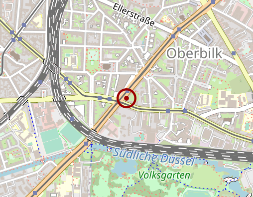 Karte: Düsseldorfer Schlüsseldienst