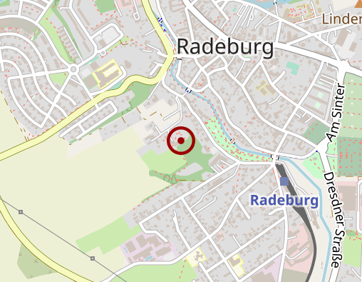 Karte: Altenpflegeheim "Friedenshöhe" Radeburg