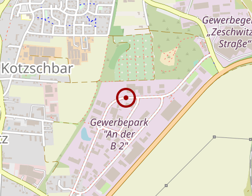 Karte: DRK Sozialstationen/Soziale Dienste Leipzig und Umland gGmbH Tagespflege Zwenkau