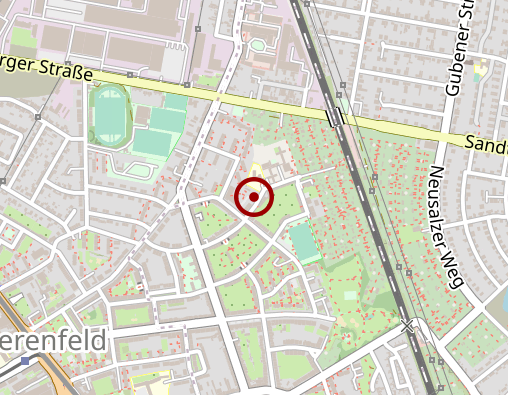 Karte: Arbeiterwohlfahrt Kreisverband Düsseldorf e.V.; "zentrum plus" / AWO in Lierenfeld