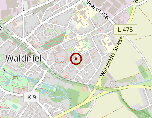 Karte: Bethanien Kinder- und Jugenddorf Betreutes Wohnen