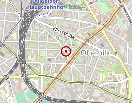 Karte: isb Ambulante Dienste gGmbH, Zweigstelle Düsseldorf