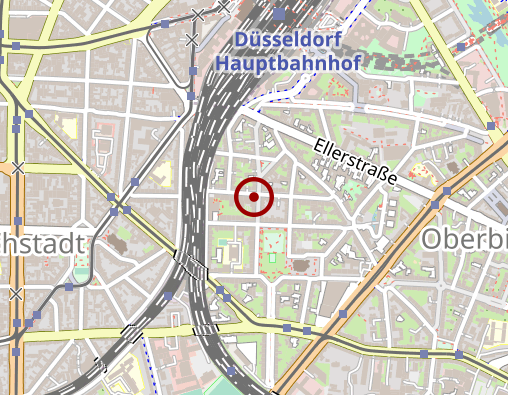 Karte: Senioren-Wohnpark Düsseldorf-Volksgarten GmbH