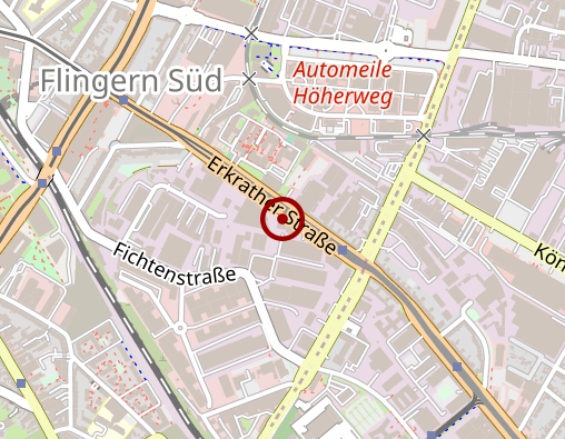 Karte: Die Johanniter-Unfall-Hilfe RV Rhein-Ruhr e.V.