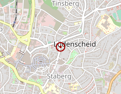 Karte: Märkischer Kreis sozialpsychiatrischer Dienst Gesundheitsberatung