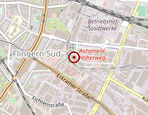 Karte: Werkstatt für angepasste Arbeit GmbH Behindertenwerkstatt Schildershop in der Automeile