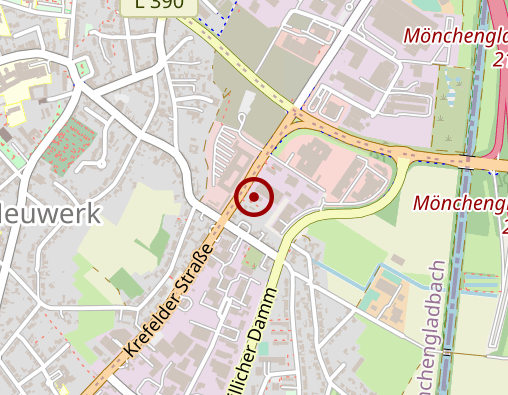 Karte: Lebenshilfe für geistig Behinderte e.V. Betreutes Wohnen