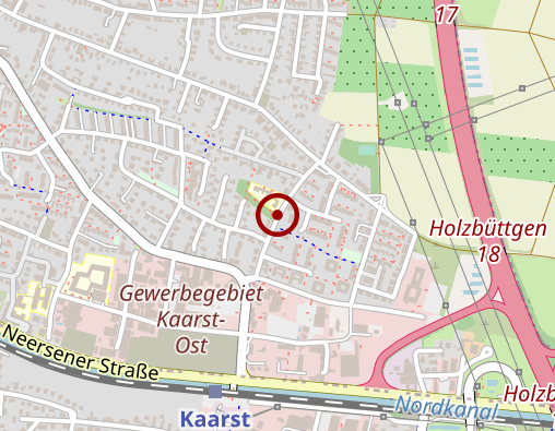 Karte: Betreeung Kaarst