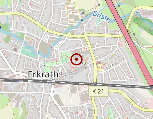 Karte: Deutsches Rotes Kreuz und Ortsverein Erkrath