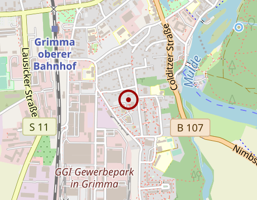 Karte: Volkssolidarität Sozialstation Grimma