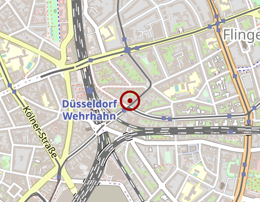 Karte: Heilpraxis Julia Werner Heilpraktikerin für Psychotherapie