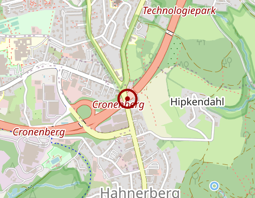 Karte: Cronenberger Taxi Inh. Zafer Akgün