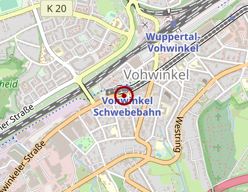 Karte: Betreuungsfuchs Wuppertal