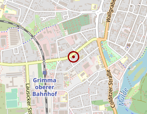 Karte: Diakonie Leipziger Land Sozialstation Muldental