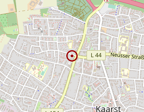 Karte: Bestattungshaus Bückendorf