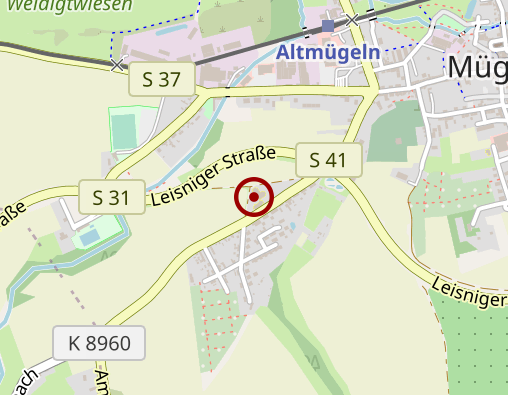 Karte: AWO Seniorenzentrum Mügeln