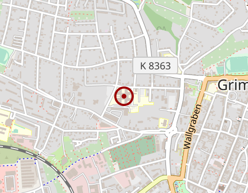 Karte: Muldentalkliniken GmbH, Gemeinnützige Gesellschaft Standort Grimma