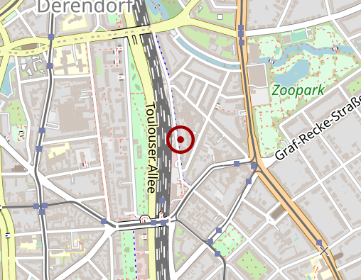 Karte: Krankengymnastik am Zoo Daliani