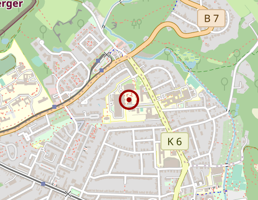 Karte: Sana Kliniken Düsseldorf, Standort Gerresheim