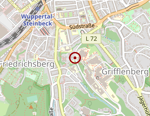 Karte: Psychotherapeutische Ambulanz der Bergischen Universität Wuppertal