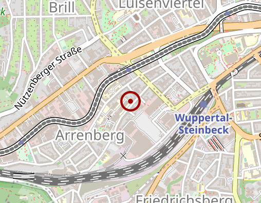 Karte: HELIOS Klinikum Wuppertal GmbH Herzzentrum, Standort Elberfeld